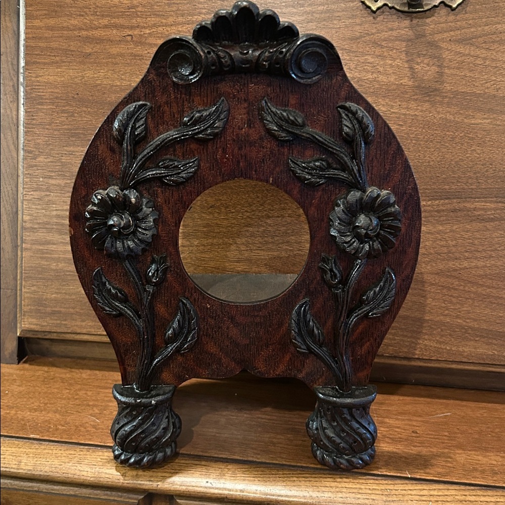 Antique Black Forest Carved Architectural Salvage Clock Casing